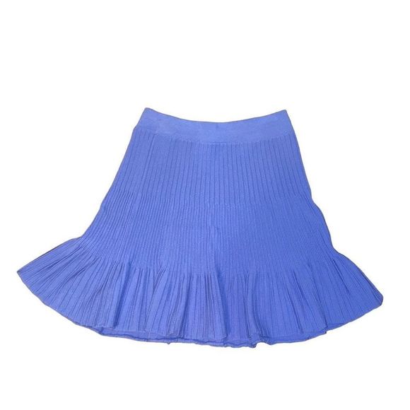 Elle Dresses & Skirts - Elle Size XS Bright Periwinkle Blue Purple Pleated Flouncy Mini Skirt